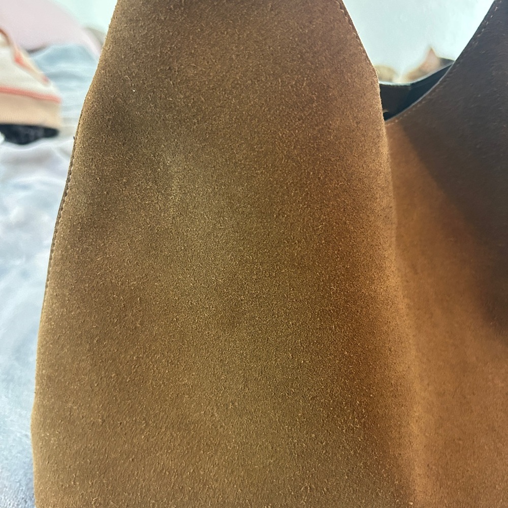 Coach Brooklyn 28 Tan Suede - Picture 13 of 14